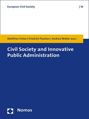 cover image of Civil Society and Innovative Public Administration